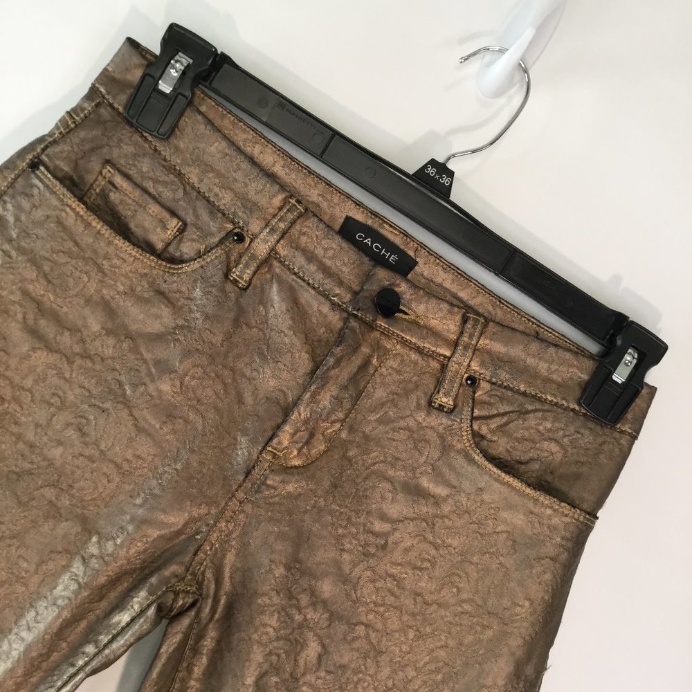 Cache Rust Demask Straight Leg Stretch Pocket Pant - image 3